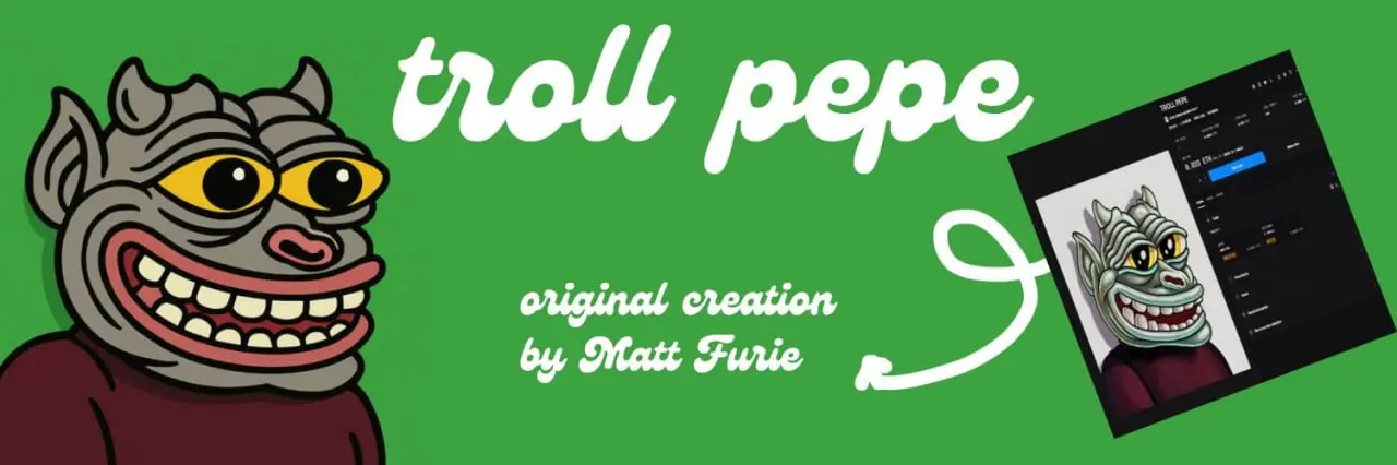 Troll Pepe Footer Banner